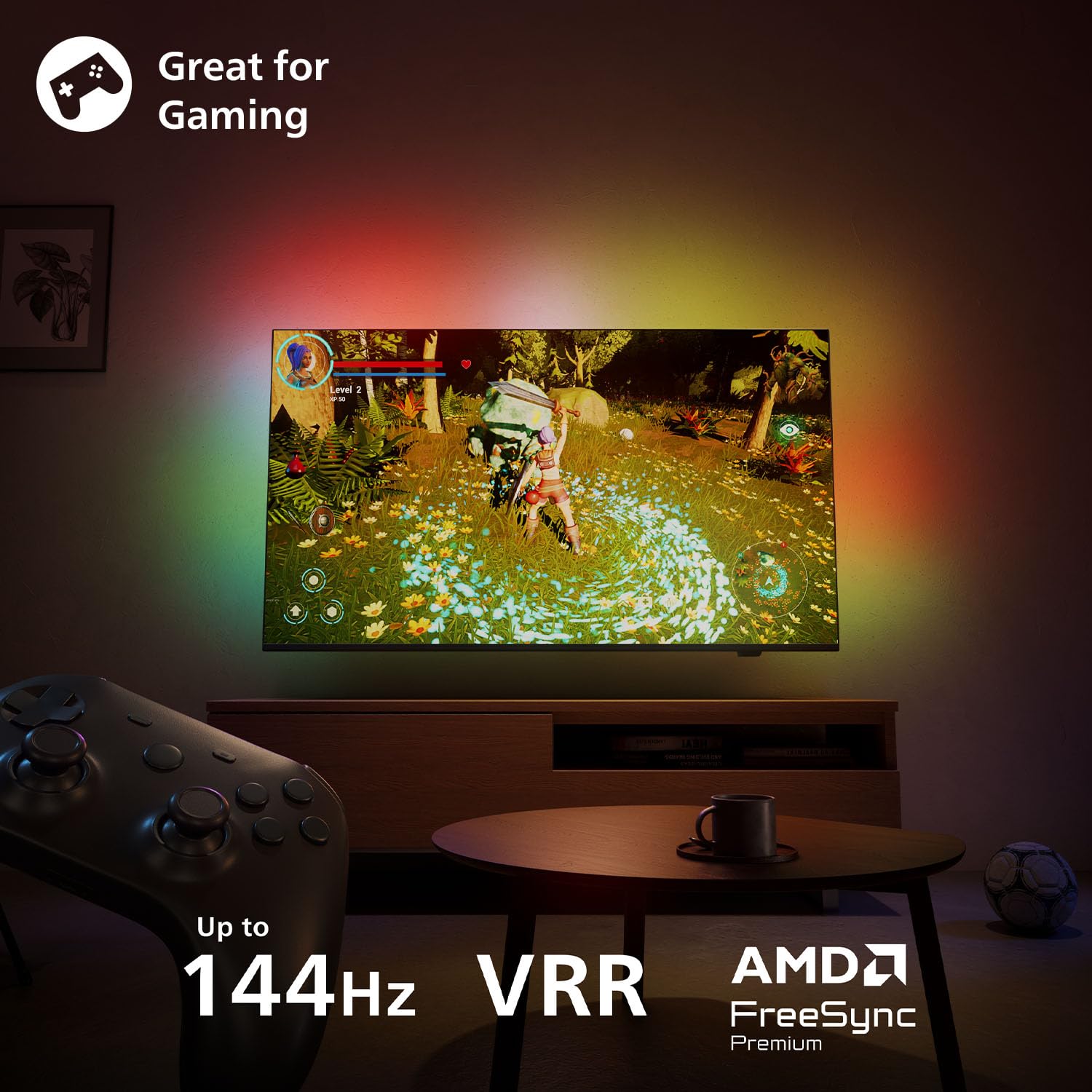 Philips 43PUS9010/12 43" 4K Ultra HD LED HDR QLED Smart TV - 7