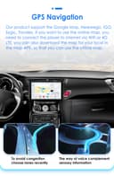 Autoradio Android 13 pour Citroën C3 DS3 2010-2016, 8 cœurs 4G + 32 Go Navi Support autoradio sans Fil Carplay/Android Auto Bluetooth Dab WiFi 4G Lien Miroir caméra arrière/Avant (Noir) - 8