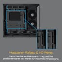 Lian Li O11 Dynamic Mini V2 Flow Midi-Tower Case - Black - 6