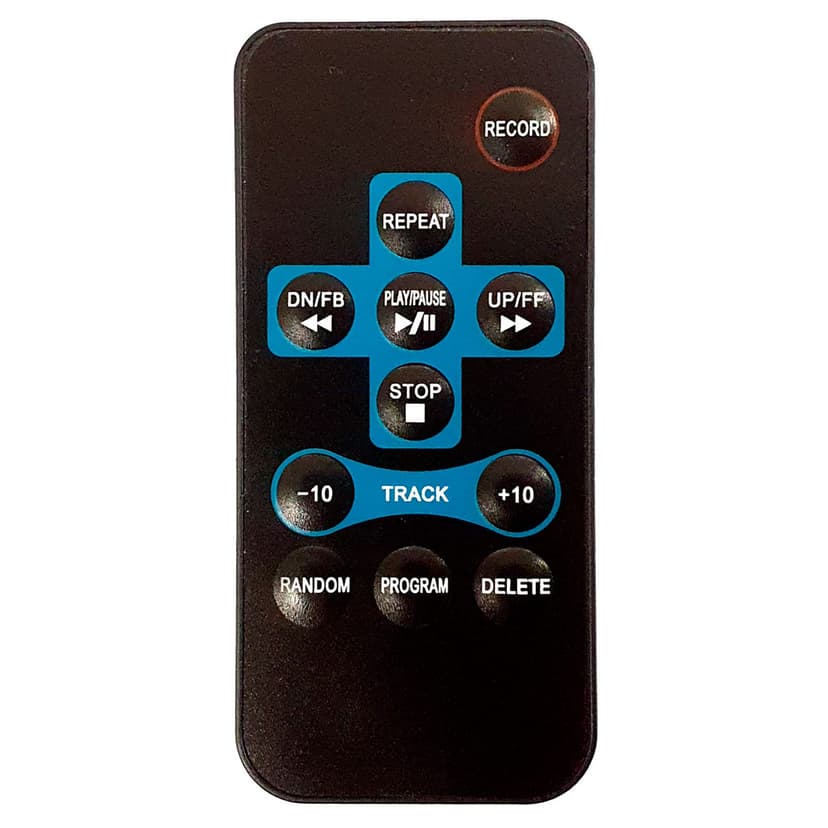 Roadstar HRA-1500UEMP Radio CD Portable FM/MW Vintage, Lecteur CD-MP3, Fonction d'enregistrement USB, Stéréo, Télécommande, Connexion pour Casque, Bois - 6