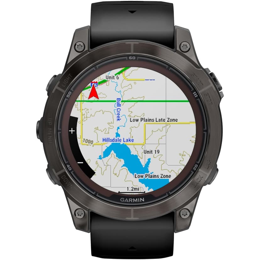 Garmin Bracelet Fenix 7, Gris/Noir, 47mm, Pro Sapphire Solar - 7