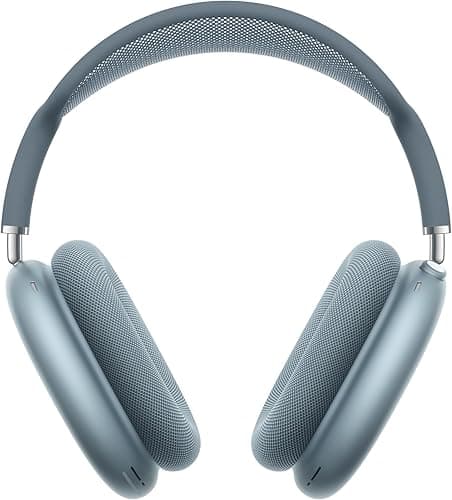 Apple AirPods Max Wireless Over-Ear Headphones, Pro-Level Active Noise Cancellation, Transparency Mode, Personalised Spatial Audio, USB-C Charging, Bluetooth Headphones for iPhone, Blue ​​​​​​​