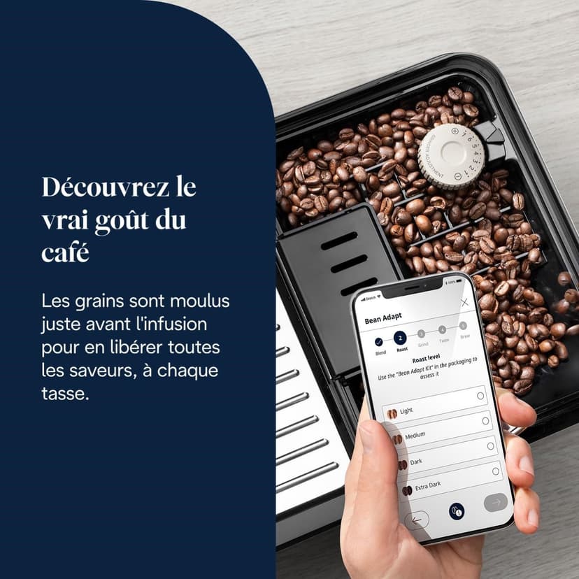 De'Longhi Eletta Explore Cold Brew ECAM452.67.G, Machine à Café Barista avec LatteCrema Hot and Cool, Machine à Espresso, Machine à Café Automatique, Extraction Froide, Pot à Café Inclus, Gris Foncé - 4