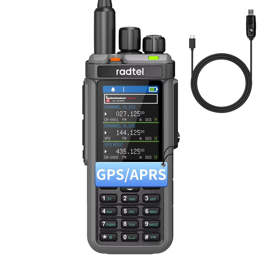 Radtel RT-880G GPS APRS Ham Radio 10W Walkie Talkie Porta…