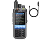 Radtel RT-880G GPS APRS Ham Radio 10W Walkie Talkie Portable CB Radio 1024 Channels HF SSB Rx with Cross-Band Repeater, 2.4 Inch Color Display, 2400mAh Rechargeable Battery, - 1