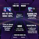 Minifire Écran PC Gamer 27" 260Hz IPS –2560x1440, 1ms, FreeSync, 130% sRGB, HDR10, Faible lumière Bleue, VESA 100x100, 2xDP1.4, 2xHDMI2.0 – MFG27F4Q Pro - 2