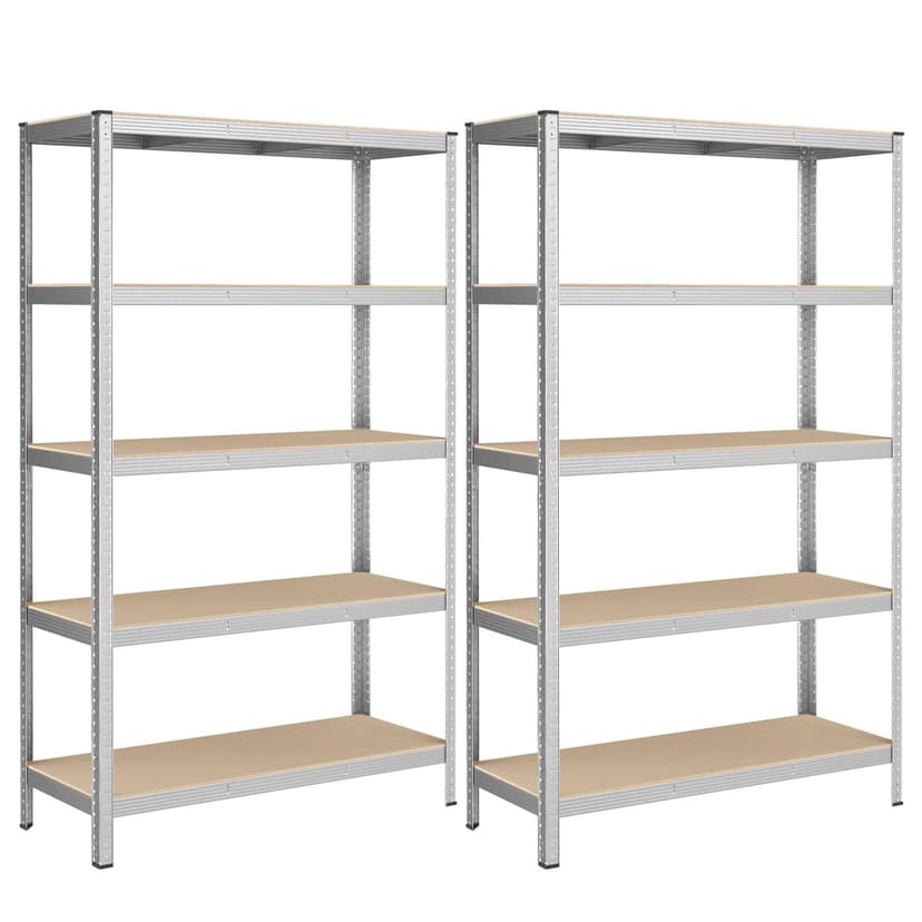 SONGMICS 5-Tier Heavy-Duty Shelving Units, Set of 2 Steel… - 1