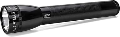 Maglite ML25LT 3 C-Cell Flashlight, Aluminium, Black, 173 lm