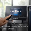 Siemens Fully Automatic Coffee Machine EQ700 Integral, Large Coloured TFT Display, 36 Hot and Cold Drinks, Cold Brew, 2-Cup Function, App Control, Automatic Cleaning System, Stainless Steel, Black - 3