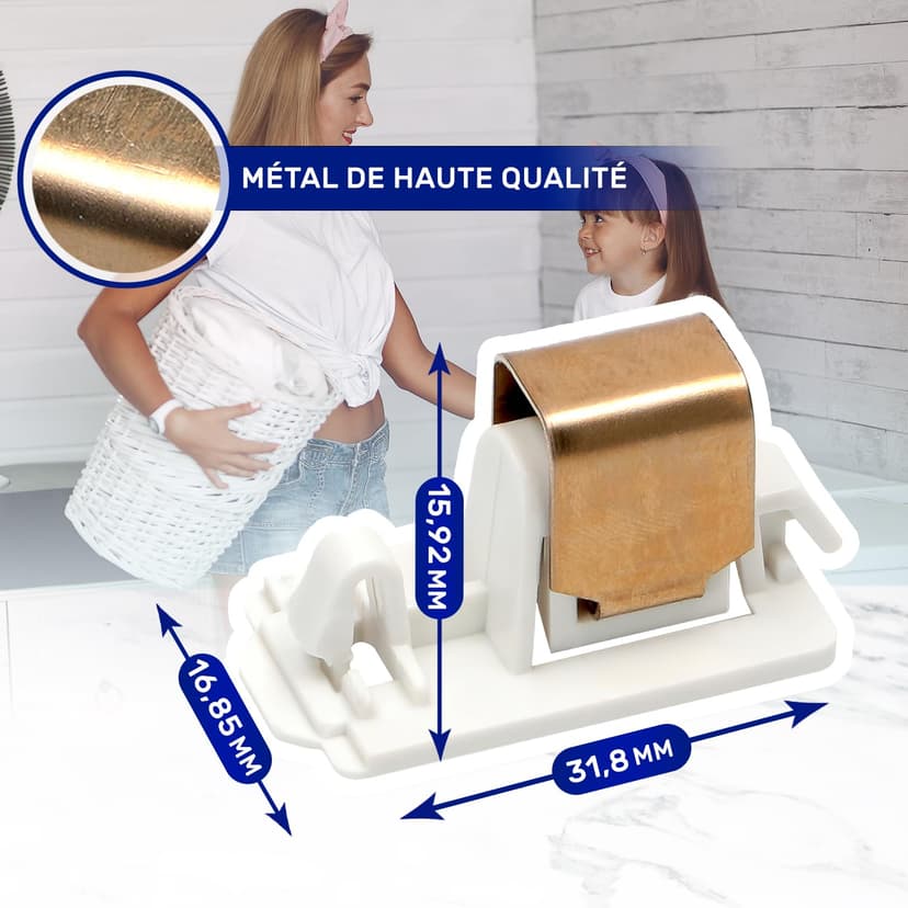 Door Lock of the Tumble Dryer 31,8 x 16,85 x H 15,92 mm with the Original Code 480112100577 4810710263 481227138362 481227138462 for Whirlpool - Warranty 10 Years – MONTERAL - 3