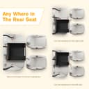 Pecute Extra Stable Dog Car Seat - Pet Car Seat Scratch Proof Car Seat for Dogs Large - 7