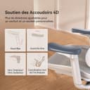 SIHOO Doro C300 Chaise de Bureau Ergonomique avec Accoudoirs Ultra Doux en 3D, Soutien Lombaire Dynamique pour Chaise Bureau à Domicile, Fauteuil de Bureau avec Dossier réglable(Grigio) - 7