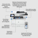 HP LaserJet Pro MFP 4102dw 2Z622F, Imprimante Multifonction A4, Impression Automatique Recto Verso, Noir et Blanc, 42 ppm, USB hôte, Wi-FI, Ethernet, ADF, Blanche - 3