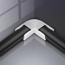 HOMMAND 6 x 1m/3.3ft LED Profile U Shape Aluminium Channel with Diffuser Strip, Corner Connectors, End Caps, Mounting Clips, Indoor LED Strip Light Holder - 9