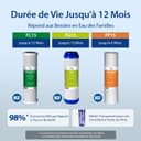 iSpring US31 Classic Système de Filtration d'Eau sous Évier en 3 Étapes pour Boire, sans Réservoir, Haute Capacité, Sédiments + Carbone + Carbone (version la plus récente) - 5