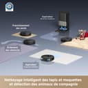 DREAME L40s Pro Ultra Robot Aspirateur, 19 000 Pa, Brosse Double HyperStream, Franchit 4 cm, Brosse latérale extensible et relevable, Nettoyage à la serpillière à l'eau chaude à 75°C,Auto-nettoyant3.0 - 5