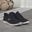 Skechers Men's Summits High Range Trainers, Navy Mesh/Trim, 8 UK - 2