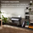 HP DesignJet T650 24, 61cm, Imprimante Grand Format, Traceur, Standard A4-A1, 81 Impressions A1/h, Wi-FI, Ethernet, USB, 2400x1200dpi, Métal recyclé, Version 2025, Garantie 2 Ans, Click, Noir - 5