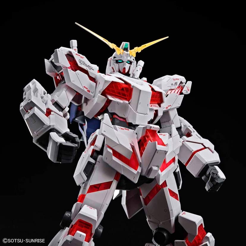Bandai MK57986 Mega Size 1/48 Unicorn [Destroy Mode] Gundam UC Accessories, None, 17" - 7