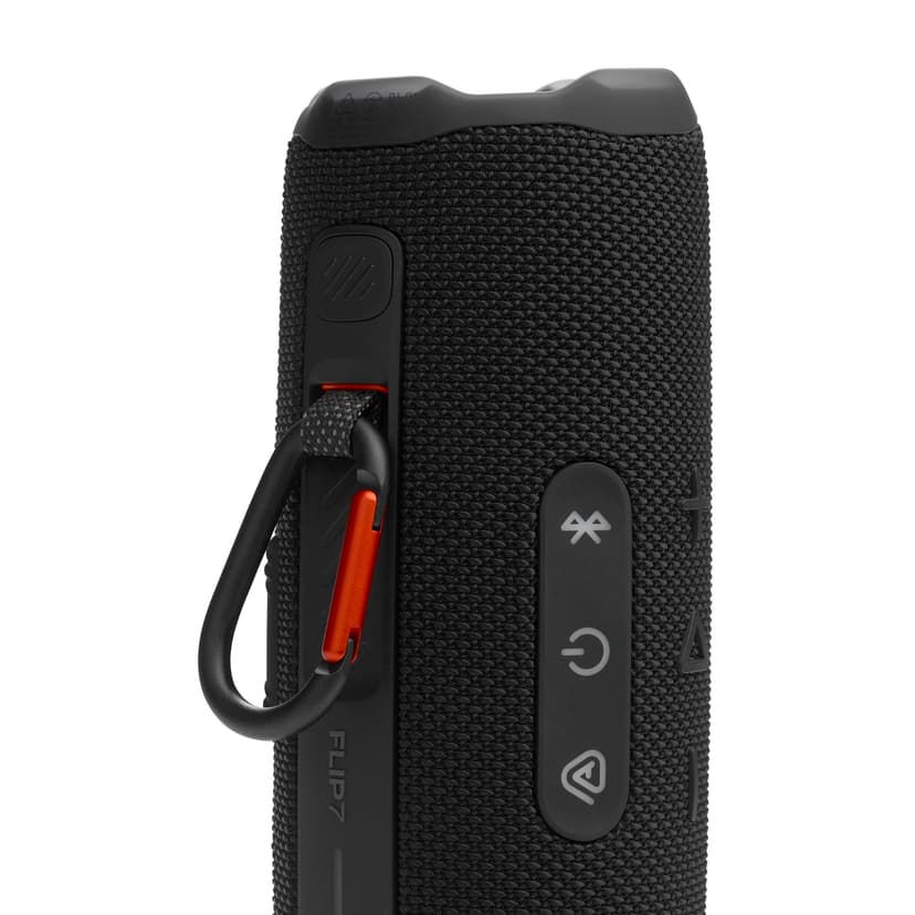 JBL FLIP 7 / Portable Speaker/Bluetooth Compatible/IP68 Dustproof and Waterproof/USB-C/App Compatible/Lanyard and Carabiner included/AURA CAST Multi-Speaker Connection/Black / JBLFLIP7BLK - 2