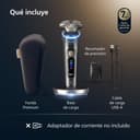 Philips Rasoir i9000 Prestige Ultra, Rasoir électrique sec et humide, technologie Skin IQ Pro, système Triple Lift & Cut, lames de précision NanoTech rotatives à 360°, 5 modes de rasage, XP9402/11 - 8