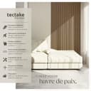 tectake® Lot de 2 panneaux acoustiques muraux et pour plafond, en Bois MDF, 120 x 60 x 2,1 cm par panneau mural decoratif pour isolation phonique Chambre, Bureau, Studio de musique Decoration murale - 2