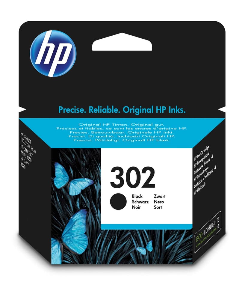 HP 302 Original Black 1 Piece - 1