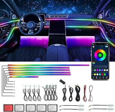 Ensemble d’éclairage intérieur Acrylique pour Voiture, Bp…