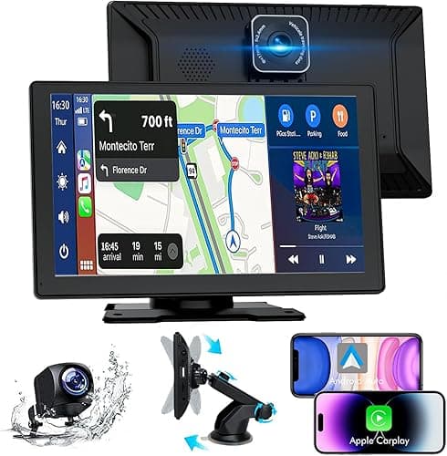 Carplay Voiture, 9" Autoradio Carplay pour Apple & Androi…