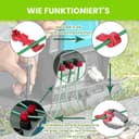 Pack of 20 Connection Terminals, Clip for Cable for Robotic Lawnmowers, Boundary Cable Charging Station, T-Branch Connector, Quick Connector, Power Thief Lawnmower e.g. Husqvarna, Gardena, Lawn Robot - 4