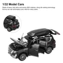 RiToEasysports Modèle de Voiture SUV 1/32 en Métal Alliage Moulé Sous Pression Jouet Voiture avec Son et Lumière pour Garçons et Filles (Noir) - 9