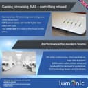 Lumonic 100 m Network Cable CAT 6 F/UTP I Cat6 Cable, Gigabit LAN Cable, Ethernet Cable I Flexible Patch Cable Shielded, for Indoor Use up to 250 - 6
