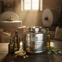 Stainless Steel Barrel 30 Litres for Oil and Wine - Food Grade Stainless Steel Container with Tap and Screw Cap | Canister Barrel for Olive Oil, Wine, Food Liquids - 3