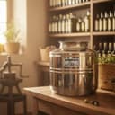 Stainless Steel Barrel 30 Litres for Oil and Wine - Food Grade Stainless Steel Container with Tap and Screw Cap | Canister Barrel for Olive Oil, Wine, Food Liquids - 5