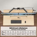 IMtKotW Monitor Wall Mount 2 Monitors for 17-32 inch Flat & Curved Screens, 9kg/arm, Ergonomic Height Adjustable Tilt/Swivel and Rotate, VESA 75x75/100x100 Monitor Mount Wall - 6