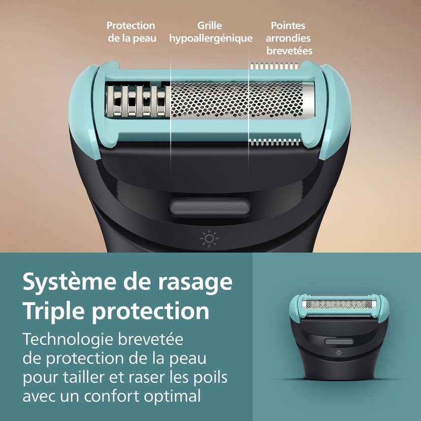 Philips Body Groomer 7000 Series - Trimmer for Men with 2D Flexing Head, Triple Protect Shave System, Interchangeable Heads, Intimate Trim & Shave, 100% Showerproof, 120 min. runtime, Model BG7485/30 - 4