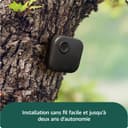Nouvelle caméra Blink (Outdoor 4) + sonnette vidéo supplémentaire Blink (noir) : caméra de surveillance connectée HD sans fil, 2 ans d'autonomie (système 4 caméra avec Sync Module Core) - 2