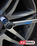 BRILLIANT TOOLS BT141901 1/2 Inch Torque Wrench with Rotary Knob Reversible Ratchet Head 20-200 Nm - 6