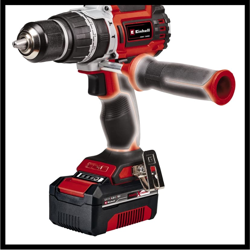 Einhell Professional Cordless Drill with Battery and Charger 18V Power X-Change, 60Nm, Brushless, 2 Speed Gearbox, Suitable for Wood, Concrete and Metal, TP-CD 18/60 Li-i BL - 6