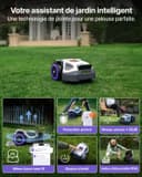 ANTHBOT Robot Tondeuse M5, 500-700㎡，150㎡/h, NetRTK + 4G, Cartographie Automatique, Double Vision IA, Gestion Multi-Zones, APP Control, 3-7CM Réglage de la Hauteur de Coupe - 8