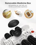 RENPHO Foot Spa and Massager with Heater, Gifts for Women, Foot Spa with Auto Roller, with 3 Modes Massage, Adjustable Timer and Temperature, Black - 5