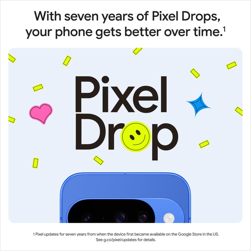 Google Pixel 10 - Unlocked Android Smartphone with Gemini, Advanced Triple Rear Camera, 24+ Hour Battery and 6.3" Actua Display - Indigo, 128GB - 6