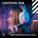 Logitech G Astro A20 X LIGHTSPEED Wireless Gaming Headset for PS5, Xbox, Nintendo Switch/Switch 2, PC with 2-system PLAYSYNC Audio, Bluetooth, LIGHTSYNC RGB, and 48 kHz Boom Mic - White - 5
