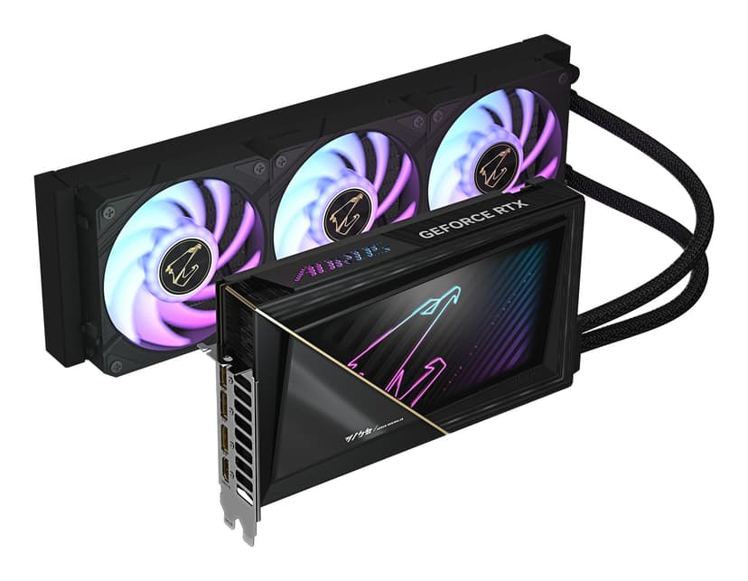 Gigabyte AORUS GeForce RTX 5090 XTREME WATERFORCE 32G Graphics Card - 32GB GDDR7, 512bit, PCI-E 5.0, 2655MHz Core Clock, 3 x DP 2.1a, 1 x HDMI 2.1b, NVIDIA DLSS 4, GV-N5090AORUSX W-32GD - 2