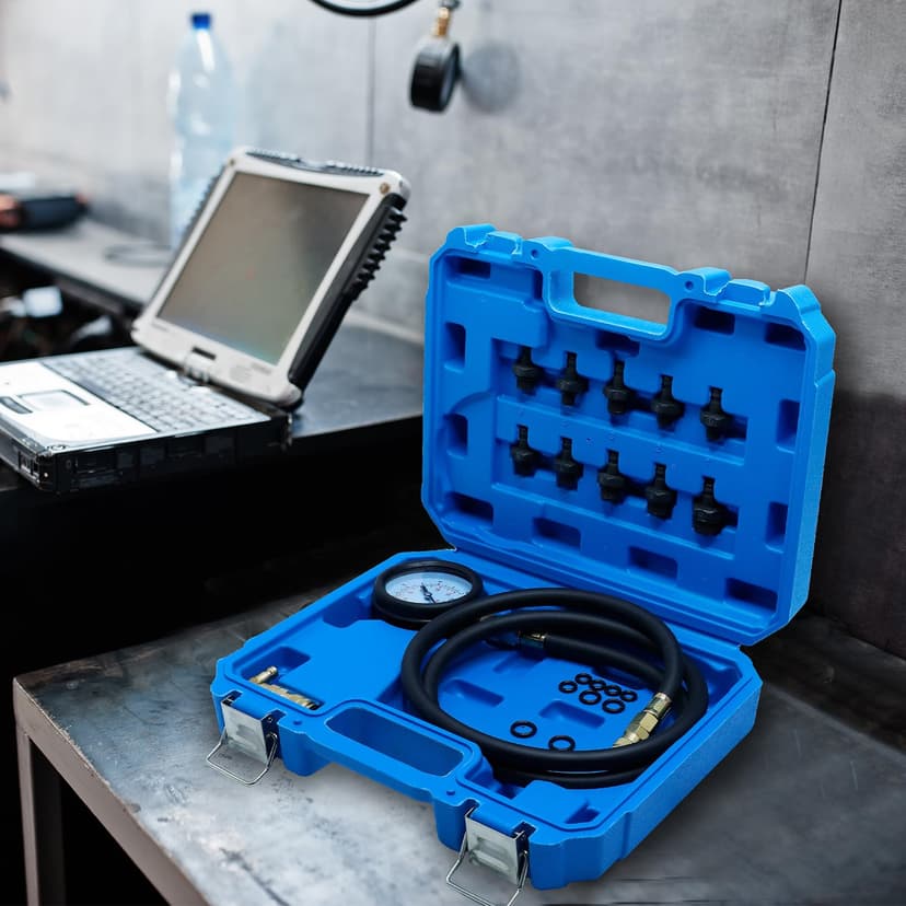 Engine Oil Pressure Tester Kit Diagnostic Tool - 7