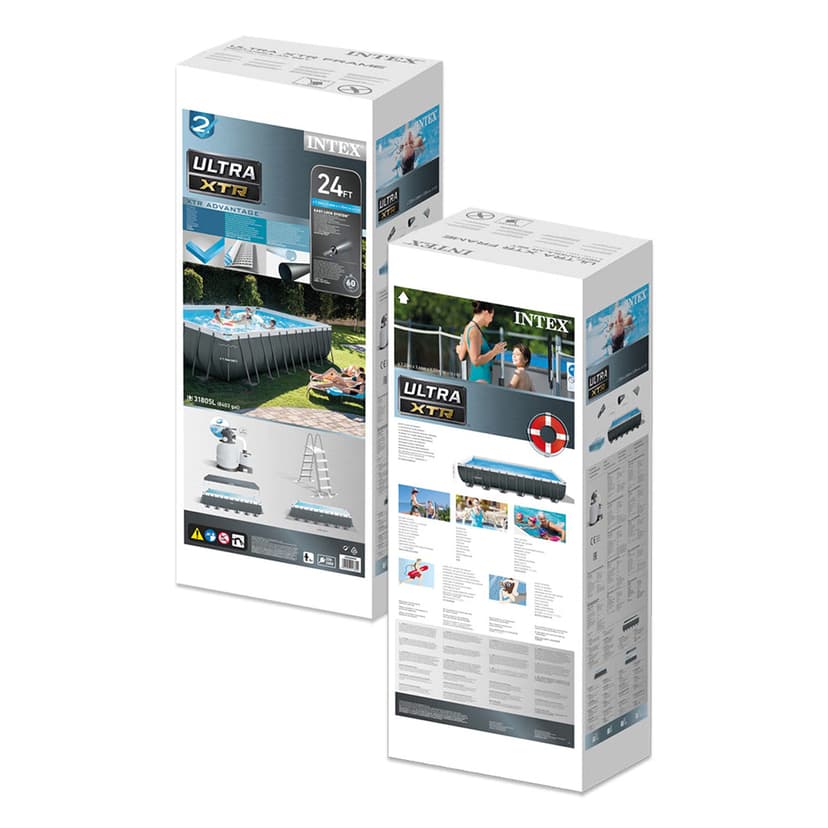 Intex 24Ft X 12Ft X 52In Ultra Xtr Rectangular Pool Set - 6