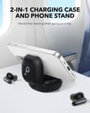 soundcore P40i by Anker, Noise Cancelling Wireless Earbuds, Adaptive Noise Cancelling to Environments, Heavy Bass, 60H Playtime, 2-in-1 Case and Phone Stand, IPX5, Wireless Charging, Bluetooth 5.3 - 2