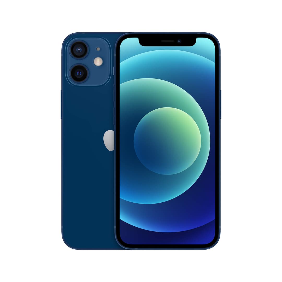 Apple iPhone 12 mini, 64GB, Blue (Renewed)