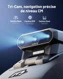 MAMMOTION YUKA Mini 2 500 Robot Tondeuse, jusqu'à 500m², Zéro Perte de Signal, sans RTK, AI Traitement d’Image à Trois Caméras Robot Tondeuse, Auto Cartographie Multi-Zones, DropMow - 3