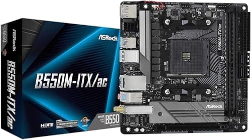Asrock B550M-ITX/ac AMD B550 Emplacement AM4 Mini ITX